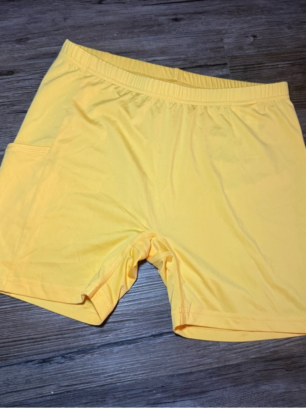Women’s adidas Yellow Athletic Shorts - Lightweight Performance